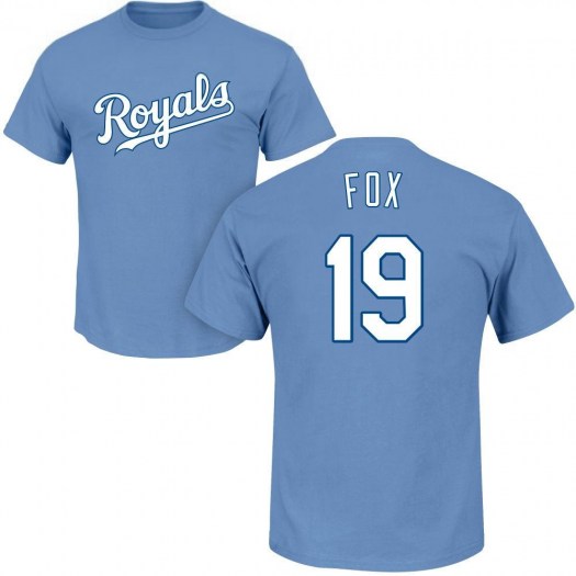 Lucius Fox Kansas City Royals Youth Light Blue Roster Name Number T Shirt